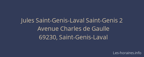 Jules Saint-Genis-Laval Saint-Genis 2