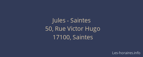 Jules - Saintes