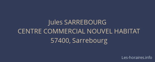 Jules SARREBOURG