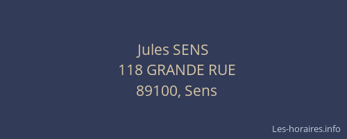 Jules SENS
