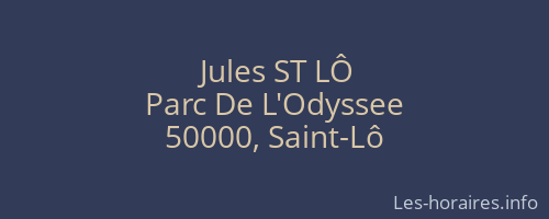 Jules ST LÔ
