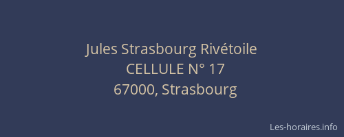 Jules Strasbourg Rivétoile
