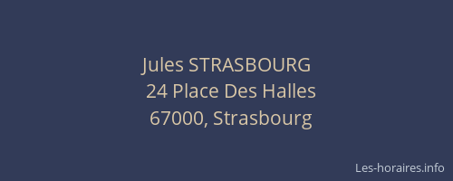 Jules STRASBOURG