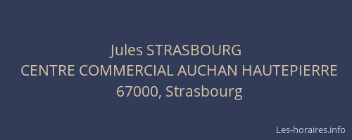 Jules STRASBOURG