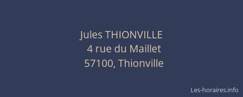 Jules THIONVILLE