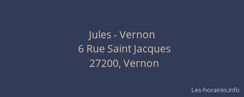 Jules - Vernon