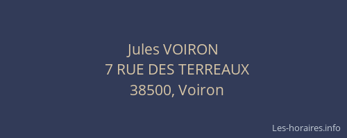 Jules VOIRON