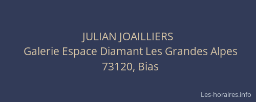 JULIAN JOAILLIERS