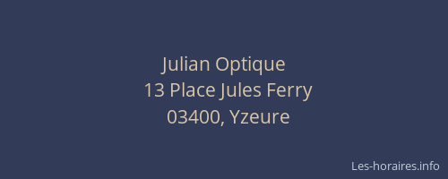Julian Optique