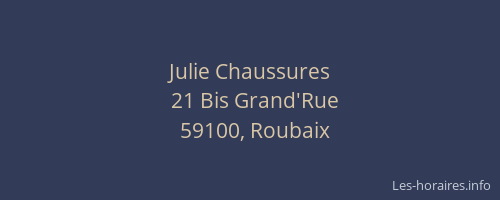 Julie Chaussures