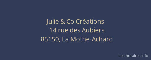 Julie & Co Créations