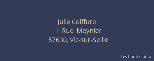 Julie Coiffure