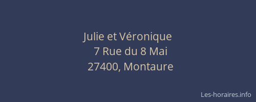 Julie et V&eacute;ronique