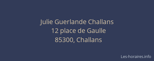 Julie Guerlande Challans