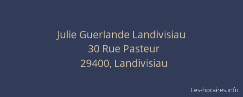 Julie Guerlande Landivisiau