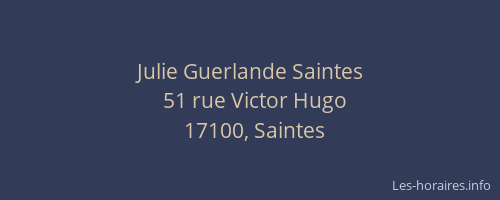 Julie Guerlande Saintes