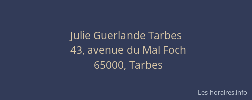 Julie Guerlande Tarbes