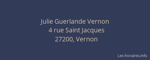 Julie Guerlande Vernon