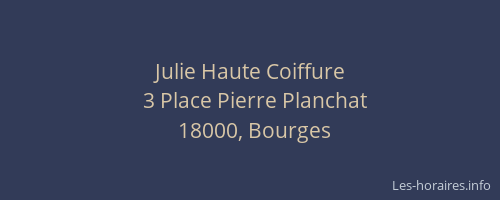Julie Haute Coiffure