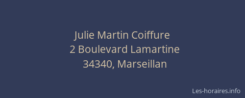 Julie Martin Coiffure