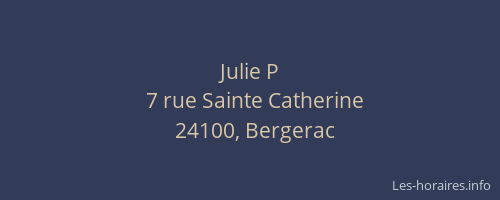 Julie P