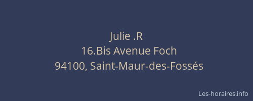 Julie .R
