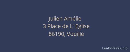 Julien Am&eacute;lie