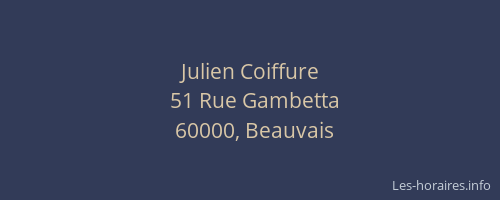 Julien Coiffure