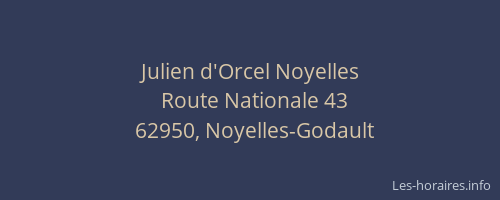 Julien d'Orcel Noyelles