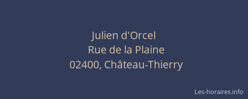 Julien d'Orcel