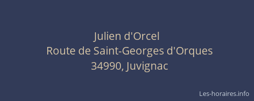 Julien d'Orcel