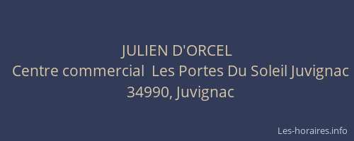 JULIEN D'ORCEL