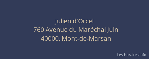 Julien d'Orcel