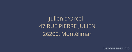 Julien d'Orcel