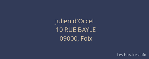 Julien d'Orcel