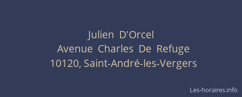 Julien  D'Orcel