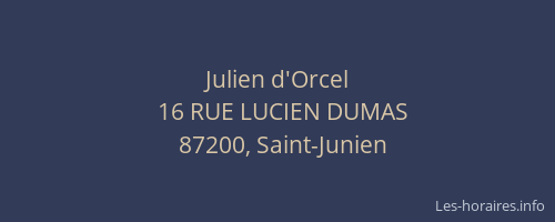 Julien d'Orcel