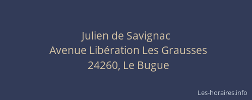Julien de Savignac