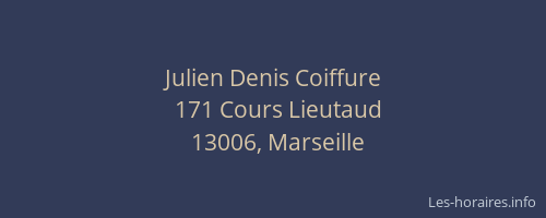 Julien Denis Coiffure
