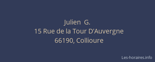 Julien  G.