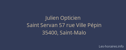 Julien Opticien