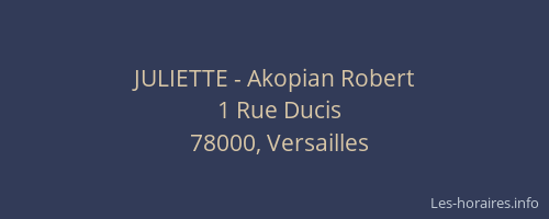 JULIETTE - Akopian Robert