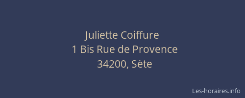Juliette Coiffure