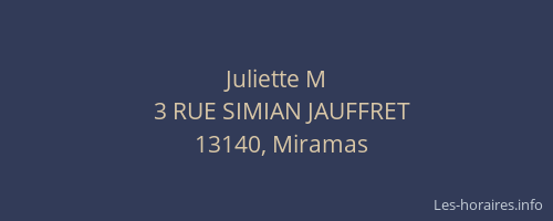Juliette M