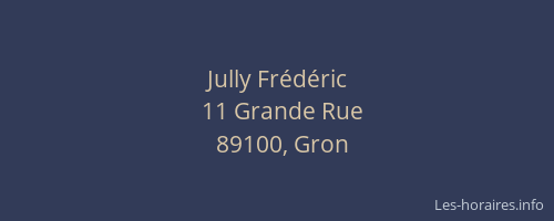 Jully Frédéric