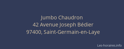 Jumbo Chaudron