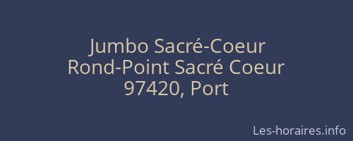 Jumbo Sacré-Coeur