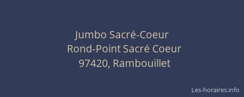 Jumbo Sacré-Coeur