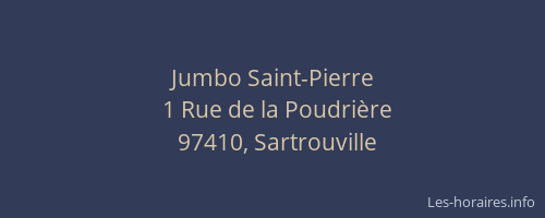 Jumbo Saint-Pierre