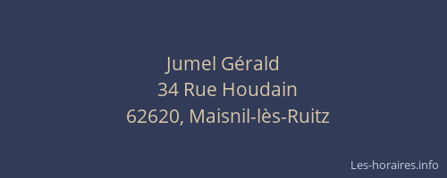 Jumel G&eacute;rald